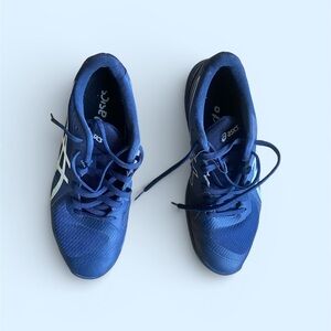 ASICS Navy Blue Tennis Sneakers